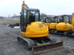 Gebrauchter Minibagger JCB 8055 RTS (2008) – 5,3 t – Isuzu-Motor 34,1 kW – Reichweite 6 m