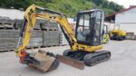 Gebrauchter CAT 302.7D CR Minibagger – 2,67 t (2016) mit 3 Löffeln und Schnellwechsler