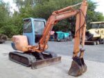 Gebrauchter Hitachi EX40 Minibagger – 4,1 t (2000) mit 3 Löffeln