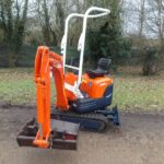 Gebrauchter Kubota K008-3 Micro (2013) – Minibagger 0,8 t mit neuem Motor – 2.694 Std.