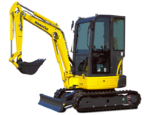 Gebrauchter Komatsu PC26MR-3 Minibagger (2013) – 2,8 t mit 3 Löffeln