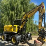 Mobilbagger Yanmar B95W 2018 – 9,5 t – 6.380 Bh – Kompaktleistung