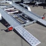 Remorque porte-voiture basculante 2000 kg – Plateau 4,00 × 1,90 m – Double essieu