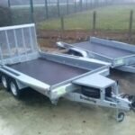 Remorque porte-engin 3500 kg – Double essieu – Plateau 365 × 180 cm – Image 2