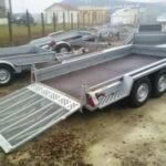 Remorque porte-engin 3500 kg – Double essieu – Plateau 365 × 180 cm – Image 3
