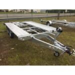 Remorque porte-voiture 2700 kg – Plateau 450 × 203 cm – Double essieu